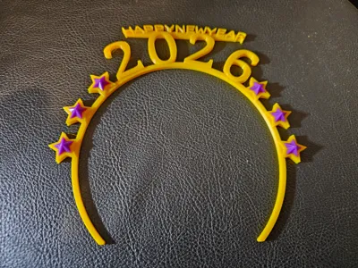 2026 Happy New Year Head Band
