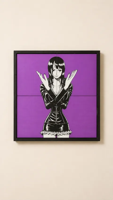 Nico Robin - HueForge Wall Art | 40×40cm view 3