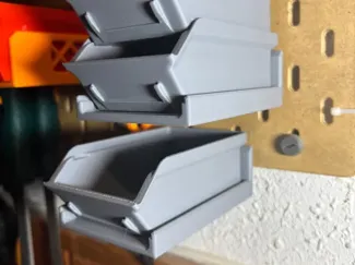 Cajas Apilables Con Soporte Para Skadis