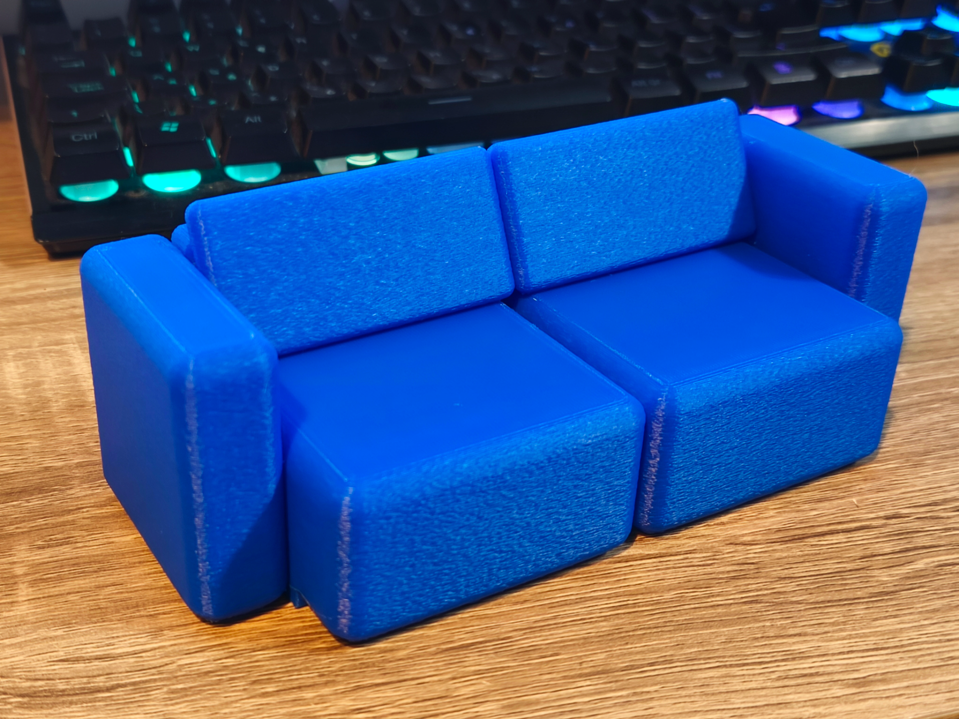 Miniature sofa for dolls