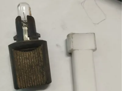 Tool for changing light on a VW Sharan