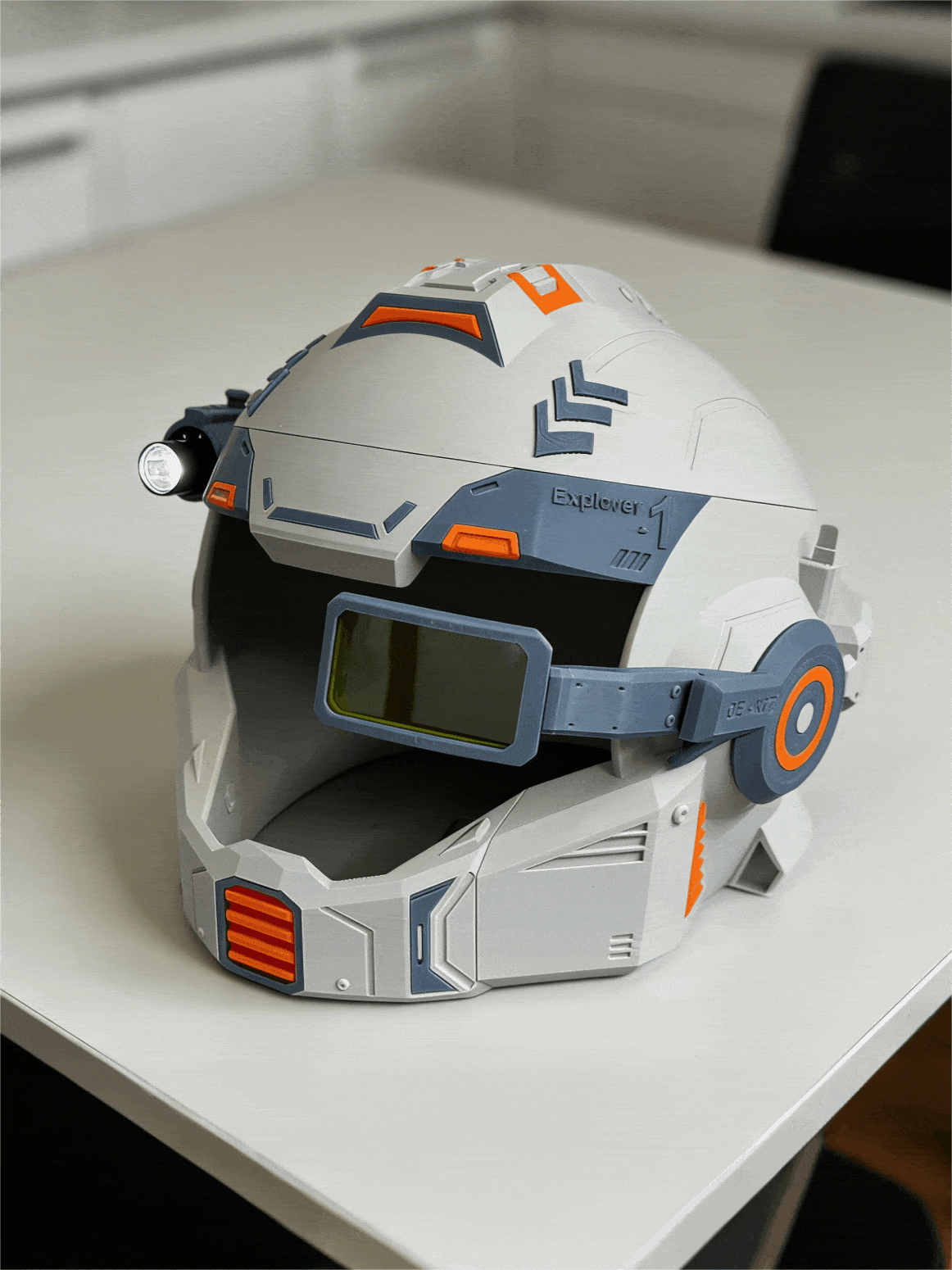 仮面ライダーギーツ MK9 白狐 ヘルメット 3Dプリント 仮面ライダーギーツ MK9 白狐 ヘルメット 3Dプリント