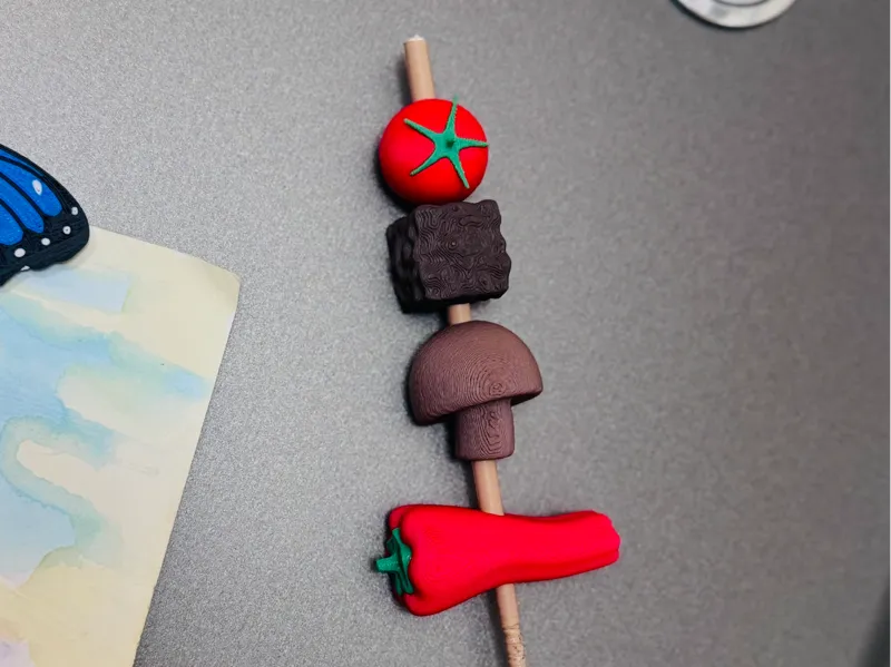Shish Kabob Fridge Magnets