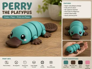 Cute Flexi Platypus