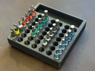 Magnetic Bit Holder for Gridfinity