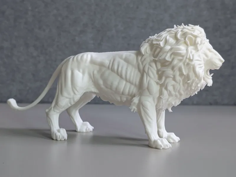 High Detail Lion Figurine