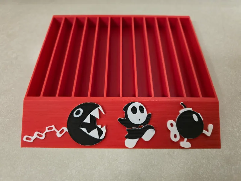 Nintendo Switch Game Holder - Chomp,ShyGuy,Bob-omb