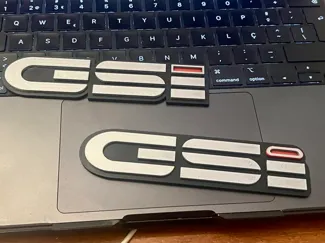 Opel Corsa GSi Logo - Multicolor Car Emblem