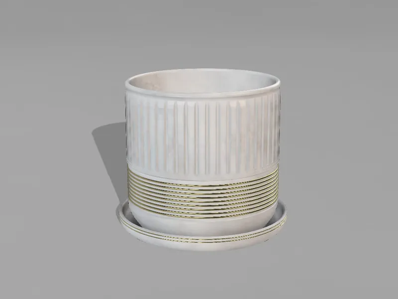 Plant pot with plate