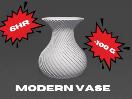 Modern Spiral Vase