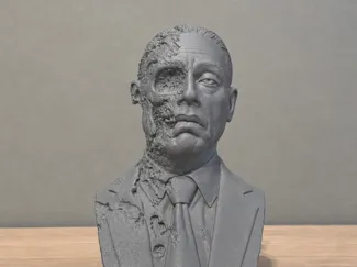 Gustavo Fring “Half Face” Bust | Breaking Bad