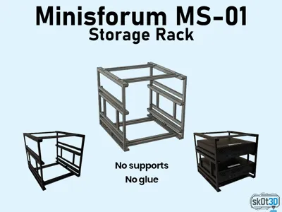 Minisforum MS-01 Storage Rack