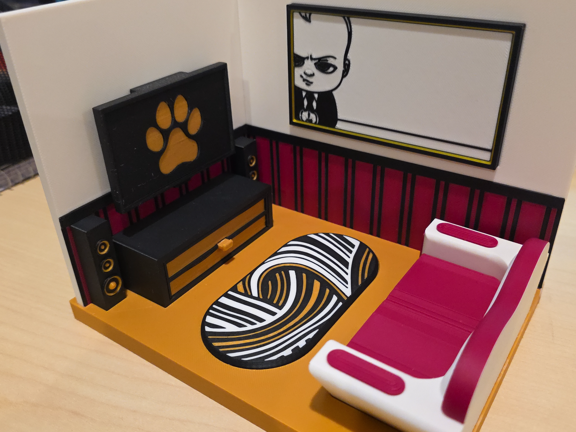 Flexi pet livingroom mini playset 