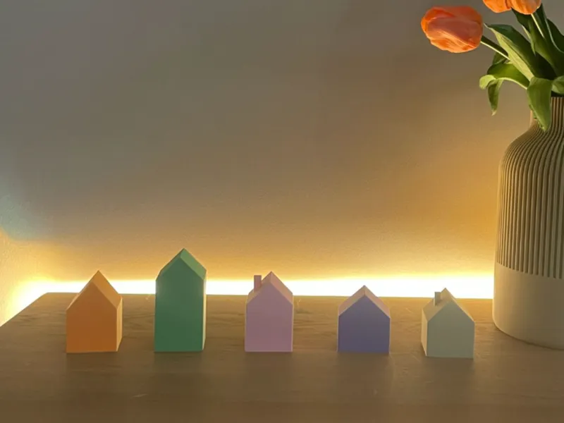 Mini Häuschen verschiedene Varianten