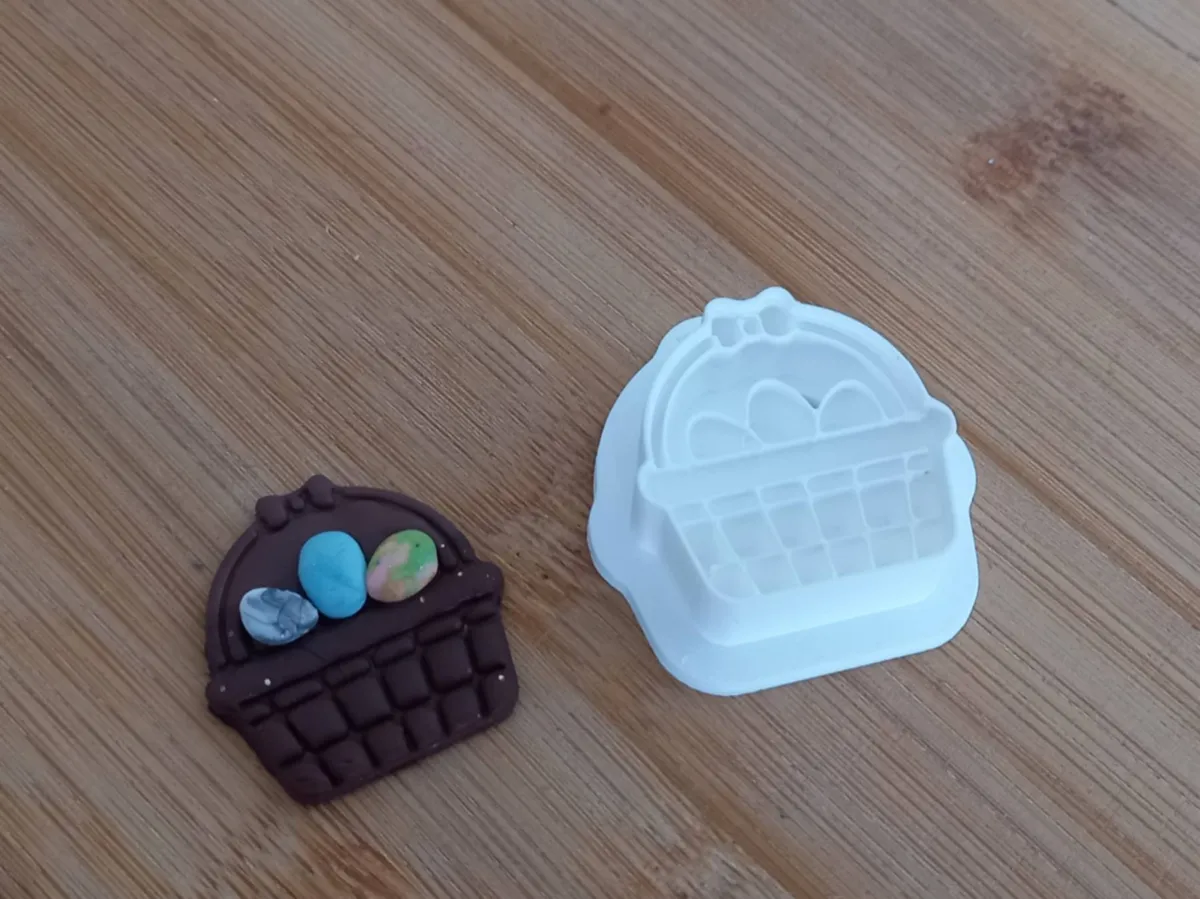 Modeling clay mold EASTER BASKET - Free 3D Print Model - MakerWorld