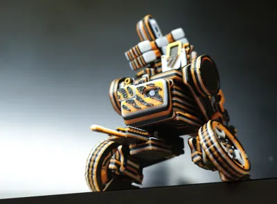 "Tiger" Wheeled Infantry Mech_A20_Modular Wars 2030 Series