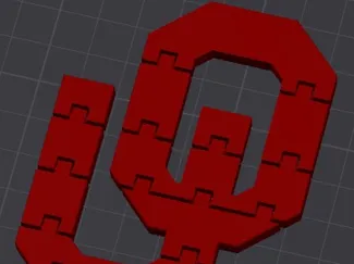 Oklahoma Sooners OU Logo Flexi Toy! 