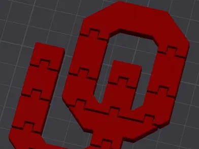 Jouet flexible logo Oklahoma Sooners
