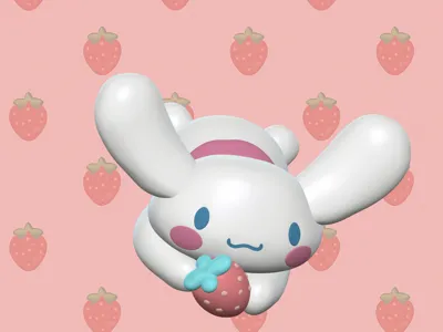 Cinnamoroll Pose 3 (Keychain Available)