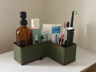 Modern Bathroom Organizer – Corner Storage