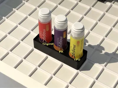Gridfinity triple magigoo holder
