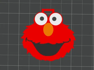 Elmo Keychain