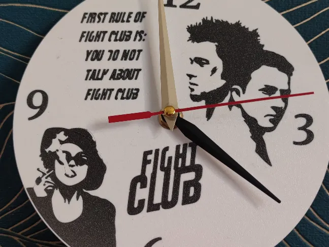 Orologio multicolore Fight Club