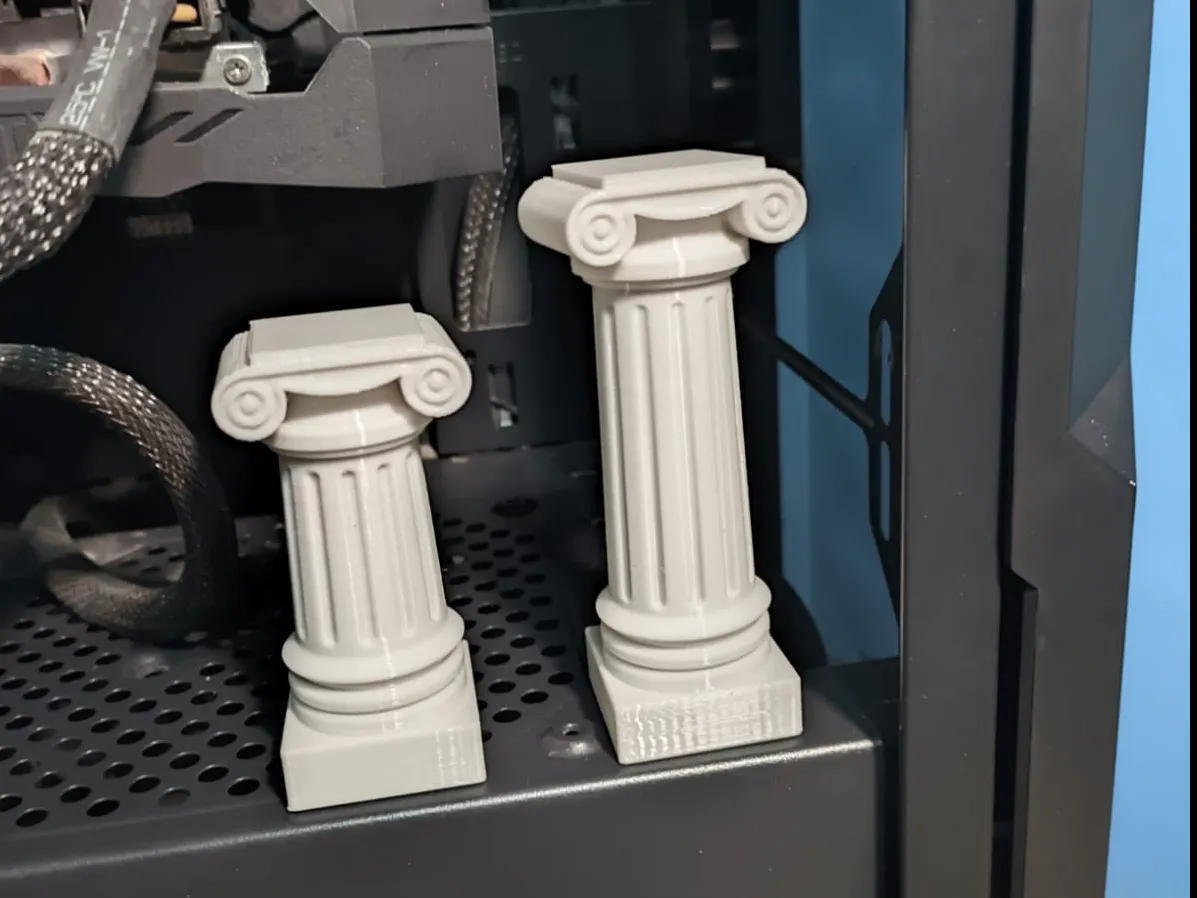 Adjustable Greek Pillar GPU Support view 4