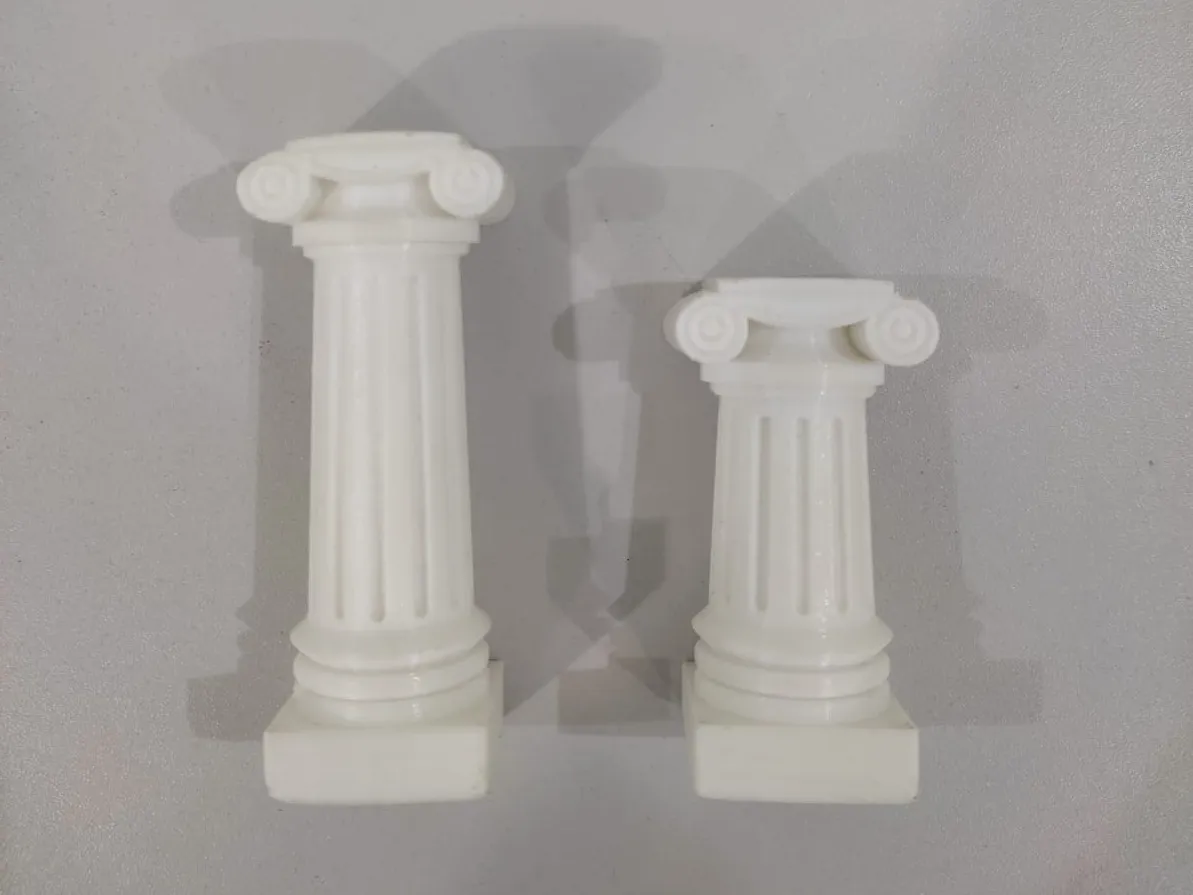 Adjustable Greek Pillar GPU Support view 2