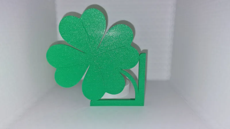 Corner decoration clover (St. Patrick's Day)
