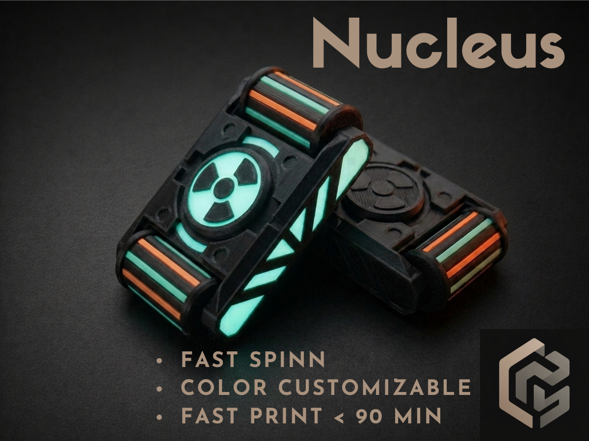 NUCLEUS - 2-in-1 Cyberpunk EDC Fidget Toy