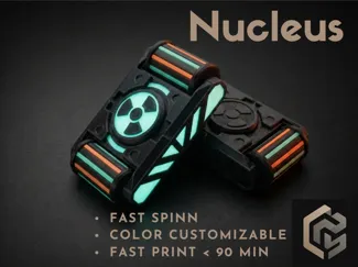 NUCLEUS - 2-in-1 Cyberpunk EDC Fidget Toy