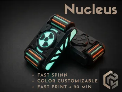 NUCLEUS - 2-in-1 Cyberpunk EDC Fidget Toy