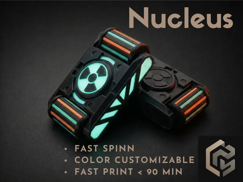 NUCLEUS - 2-in-1 Cyberpunk EDC Fidget Toy