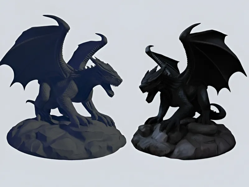 Shadow Dragon TTRPG DND Miniature