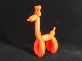 Balloon dog MINI Balloon giraffe animal 可爱气球版长颈鹿