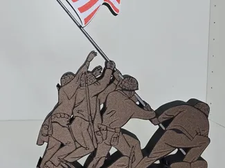 Marines Raising Flag Iwa Jima