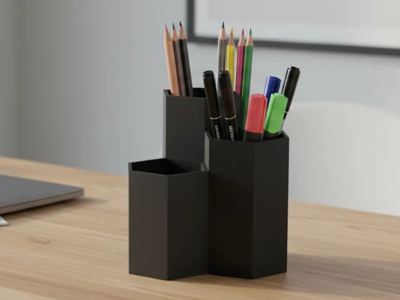 Honeycomb Trio Pencil Holder