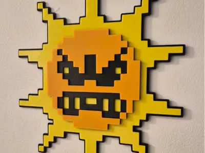 Angry Sun Wall Deco - Super Mario Bros 3
