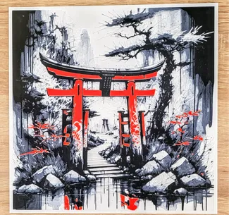 Red Torii Color Pop