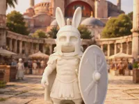 A1 mini 1 color roman bunny