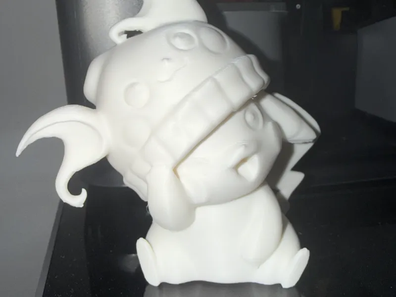 Pikachu mit Raichu Mütze - Süße Pokemon Figur