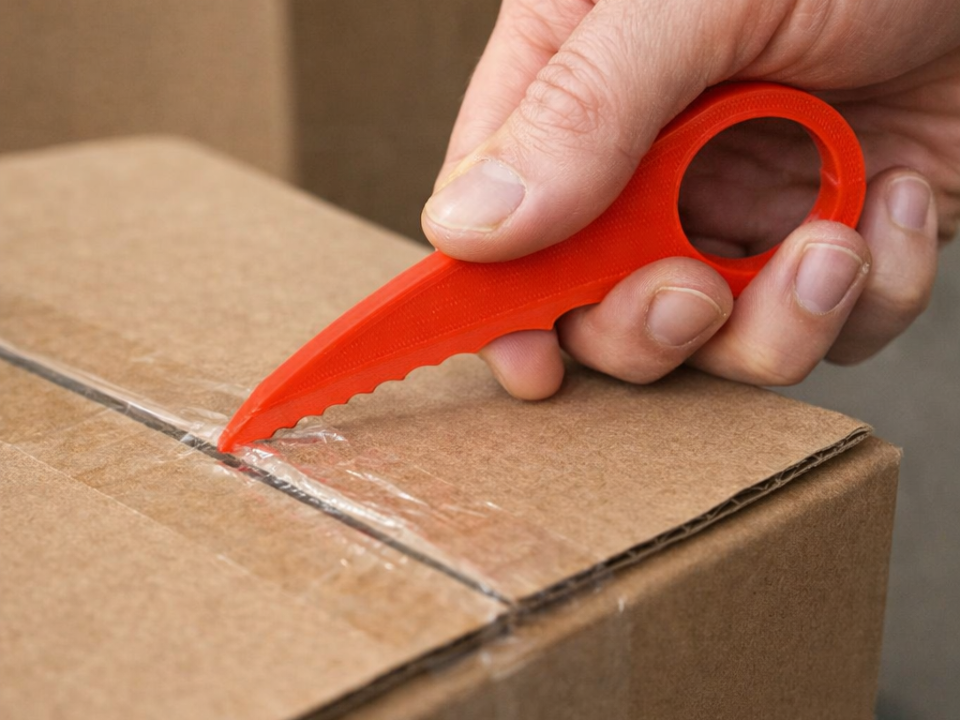Safe Box Opener –Compact 3D Printed Package Cutter