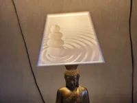 Lampe Bouddha à abat-jour lithophane — photo 1
