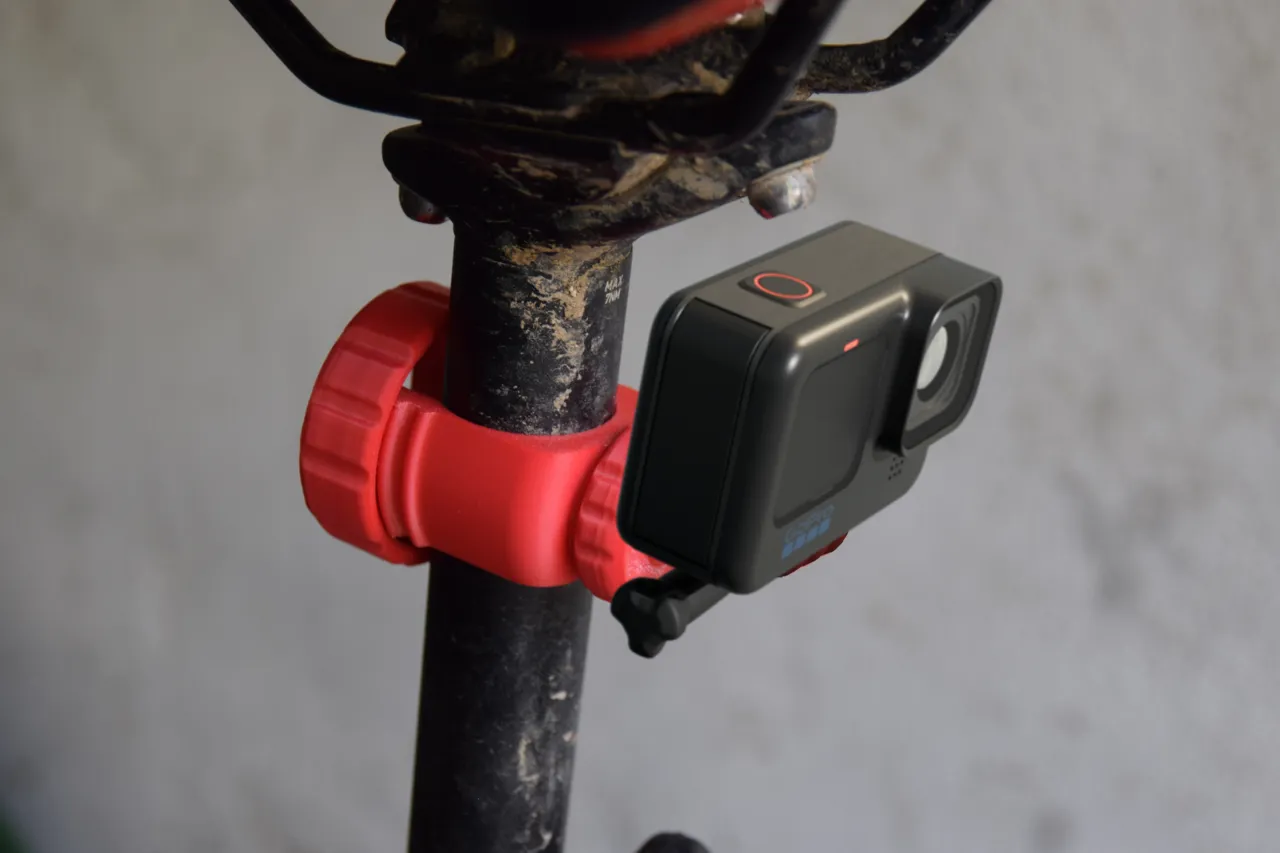 Bike GoPro/ActionCam Mount view 2