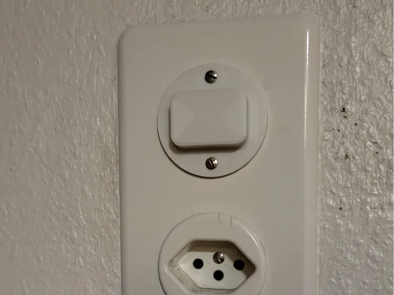 Feller Light Switch Cover (fully closed)