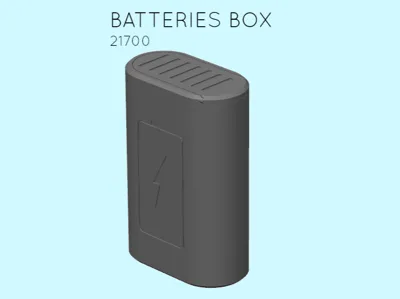21700 Batteries box