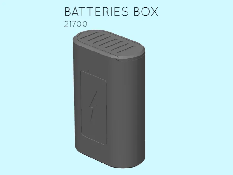 21700 Batteries box