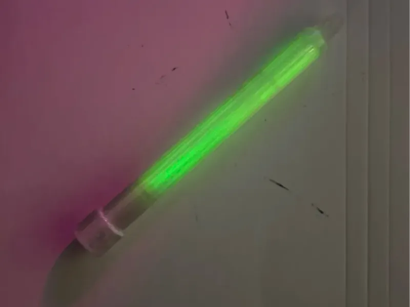 Reusable military glowstick *working*