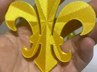 Fleur de lys + porte-clés — photo 1